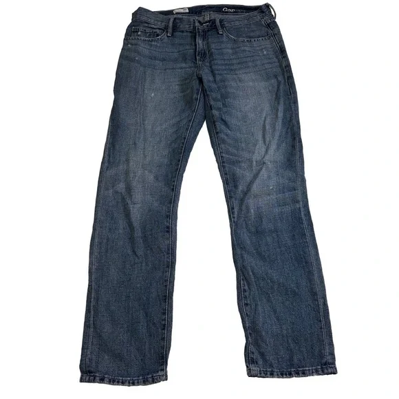 Gap Sexy Boyfriend Jeans Size 26R Blue Relaxed Fit Classic Blue Wash NWOT - Picture 9 of 9